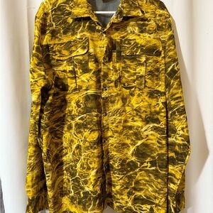 Mossy Oak Yellow and Black Camouflage Shirt